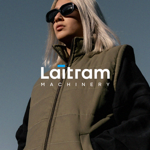 Artificial intelligence logo with the title 'Laitram Machinery'