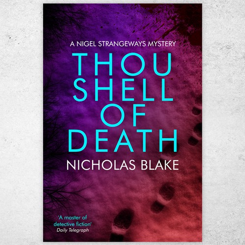 Crime book cover with the title 'Thou Shell of Death-Classic Crime Cover'