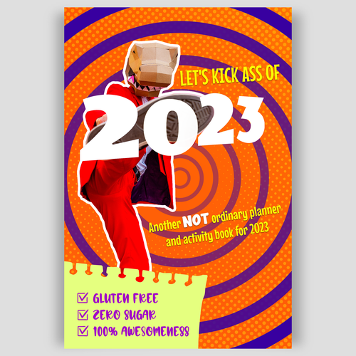 New Year's design with the title 'Funny Planner'