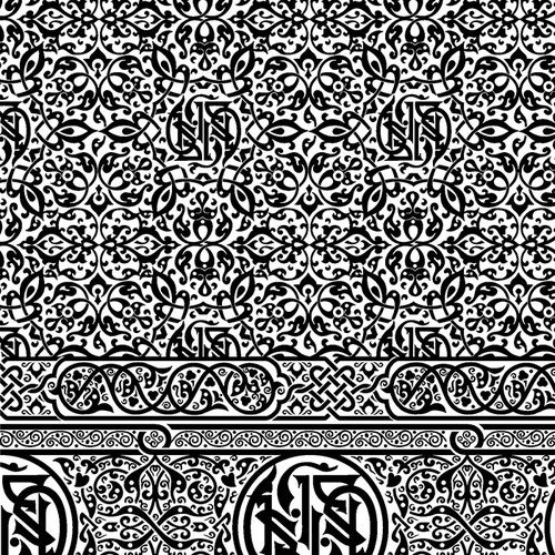 Wallpaper design with the title 'Running Pattern'