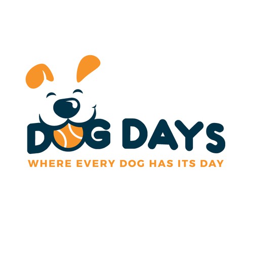 Daycare logo with the title 'Dog Days'