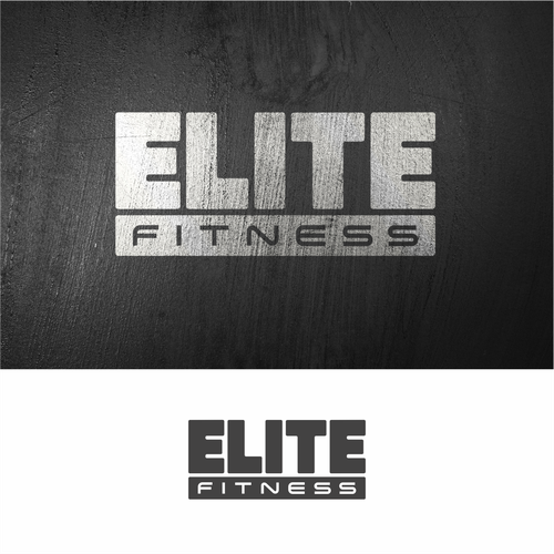 Logo with the title 'ELITE FITNESS'