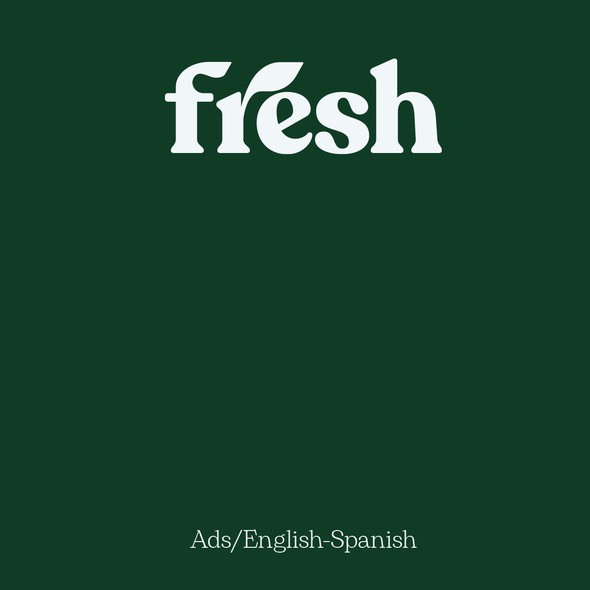 Advertising design with the title 'Fresh Produce Industry'