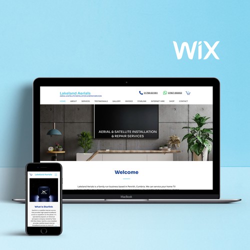 SEO design with the title 'Wix website redesign'
