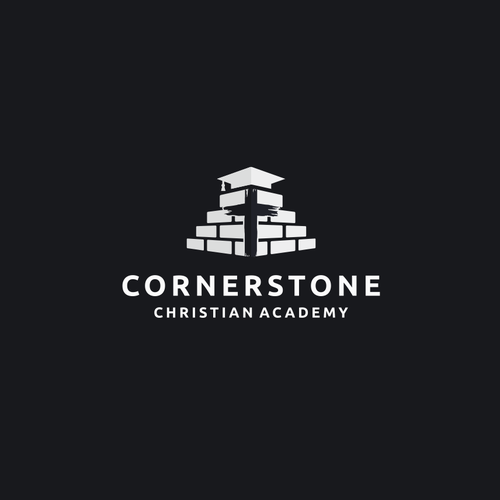 Graduation cap design with the title 'cornerstone'