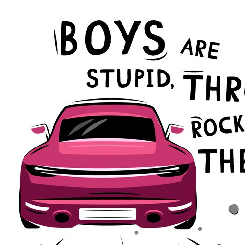 Porsche design with the title 'Sticker'