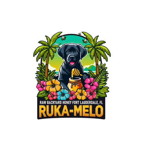 Honey logo with the title 'Playful logo for Honey'