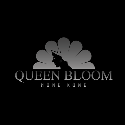 Queen logo with the title 'Logo concept for luxury flower florist'