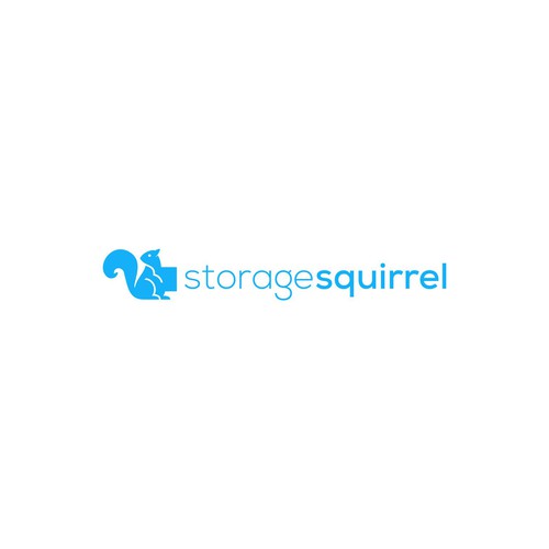 Squirrel logo with the title 'Storage Logo'