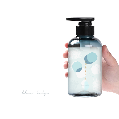 Abstract label with the title 'Label design'