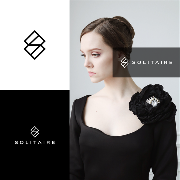 Jewelry brand with the title 'diamond + letter S'