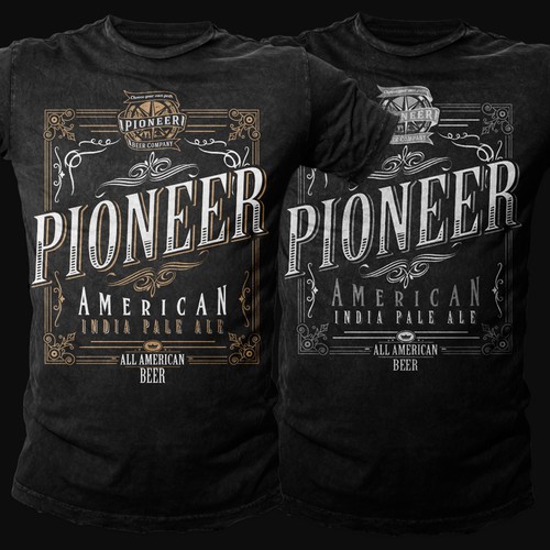 Beer t-shirt with the title 'VINTAGE TSHIRT DESIGN'