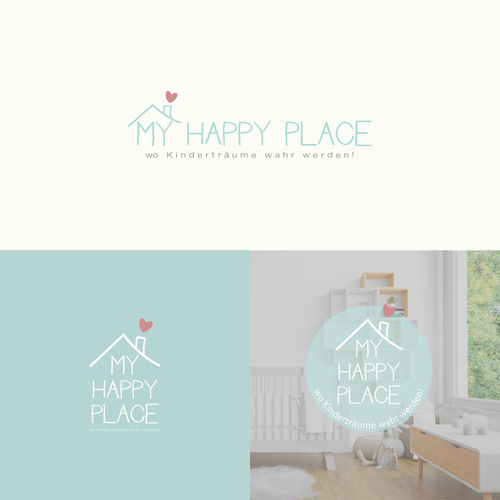 Happiness logo with the title 'My happy place'