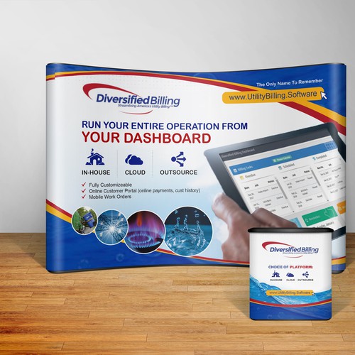 Backdrop design with the title 'Diversified Technology Corp'