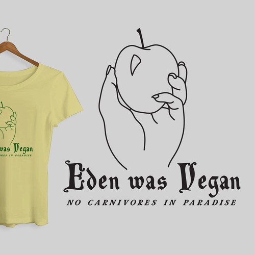 Feminine t-shirt with the title 'Lineart T-shirt Design for Clothing Line'