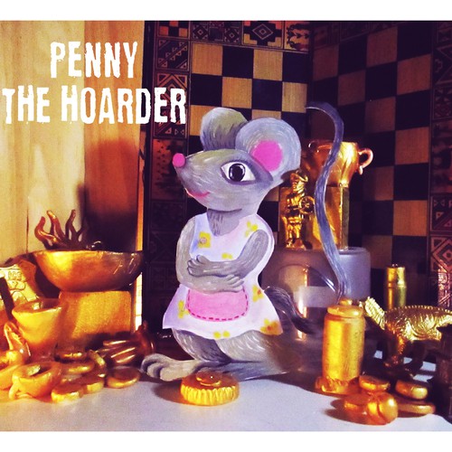 Animal character artwork with the title 'Ilustration '