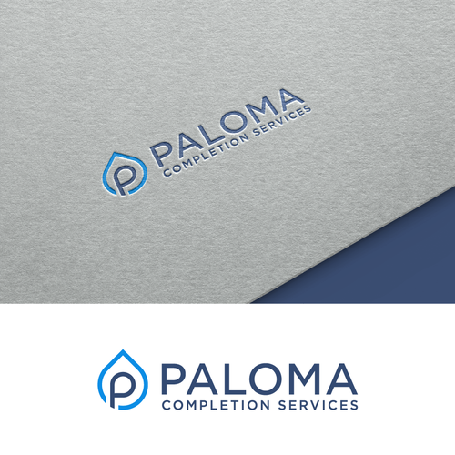 Purple and blue design with the title 'Paloma Completion Services'