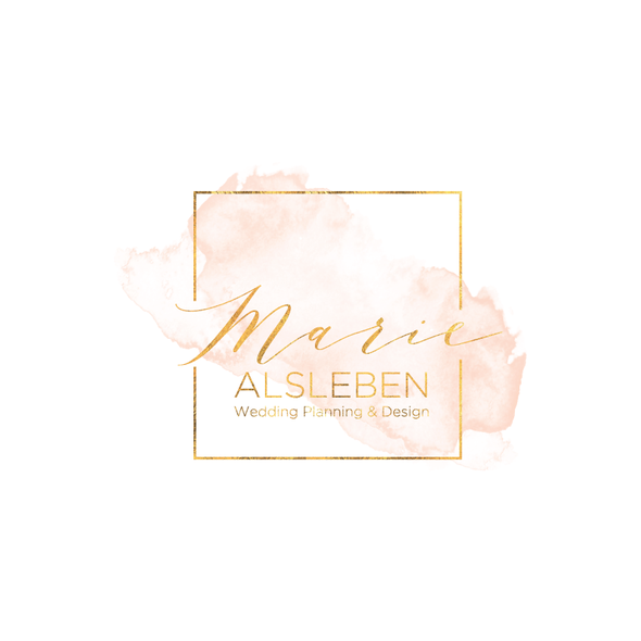 Wedding planning design with the title 'Logo & Website for a Wedding Planner'