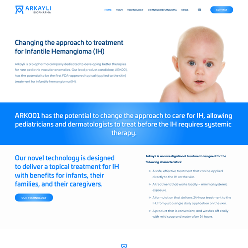 JavaScript design with the title 'Medical Website'