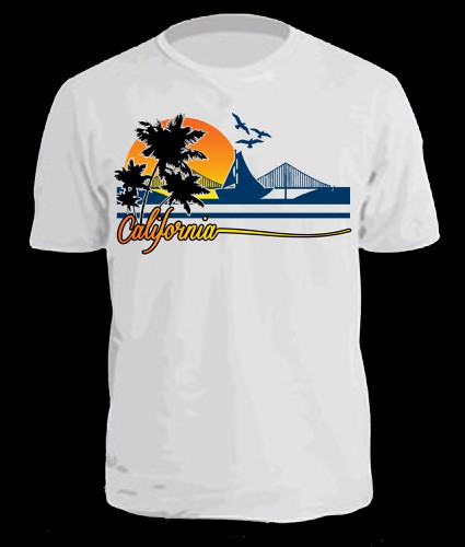 California t-shirt with the title 'California T-Shirt'