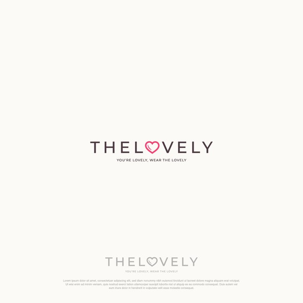 Young adult logo with the title 'TheLovely'