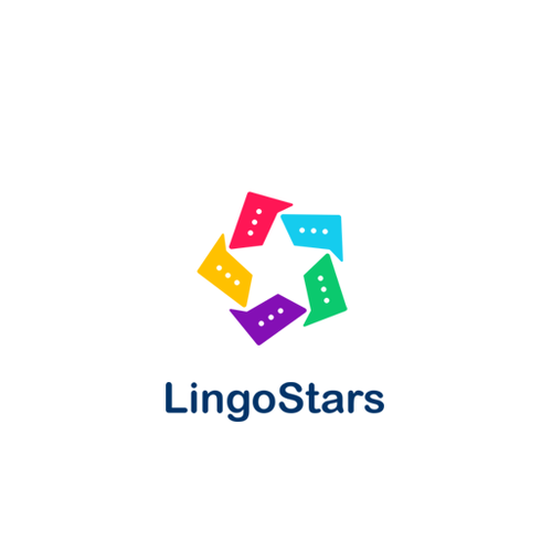 Learning center logo with the title 'LingoStars'