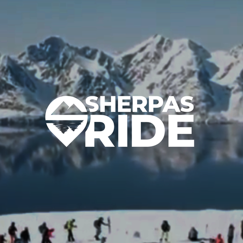 Location design with the title 'Sherpas ride'