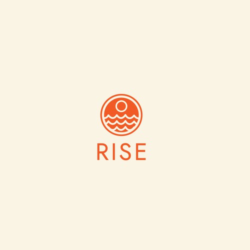 Solar design with the title 'Rise Logo'