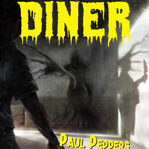 Retro book cover with the title 'The Five and Diner - Paul Peppers _ EBOOK'