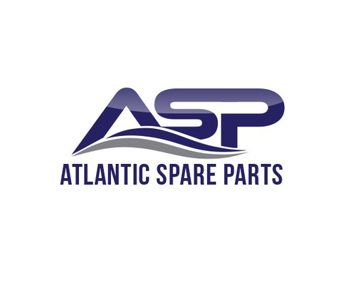 Nautical logo with the title 'Atlantic Spare Parts'