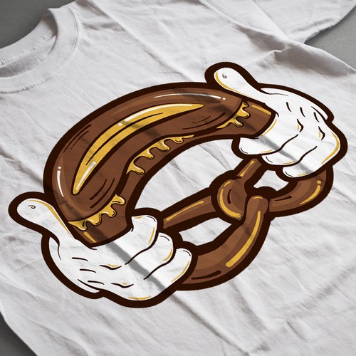 Comic t-shirt with the title 'Bretzel Design Contest'