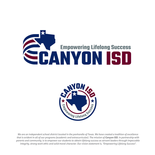 Texas logo with the title 'Canyon ISD'