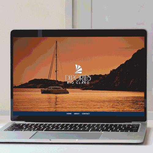 Picture design with the title 'Deportes Rio Claro'