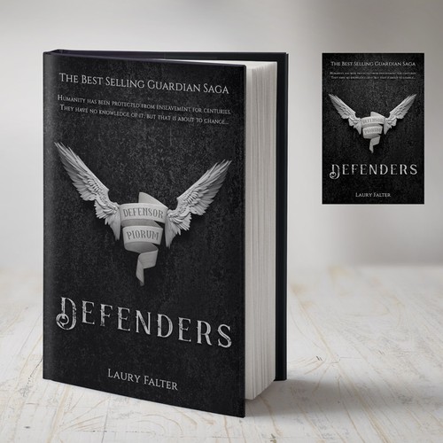 Dark book cover with the title 'Defenders Book Cover'
