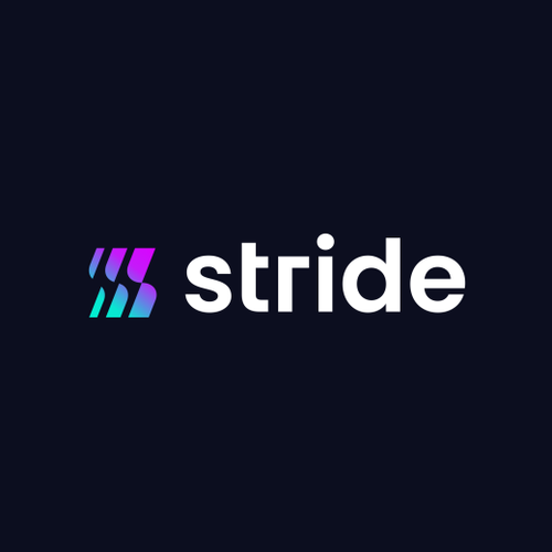 S design with the title 'stride'