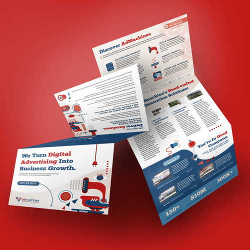 Folded design with the title 'Brochure'