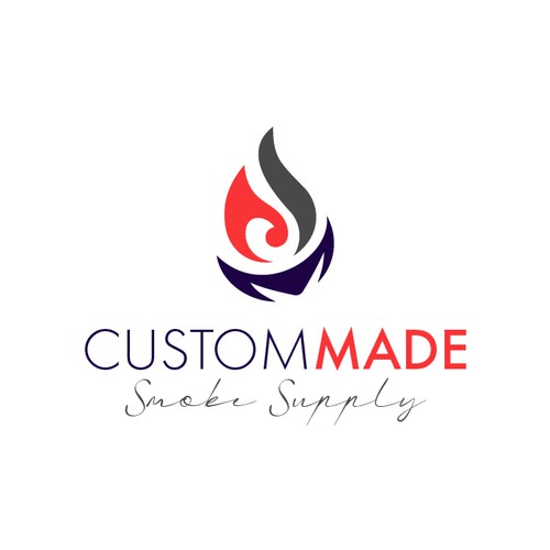 Supply logo with the title 'Custom Made Smoke Supply'