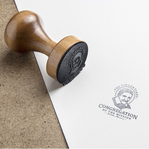 Religious logo with the title 'Logo concept for Congregation of the Mission - Western Province'