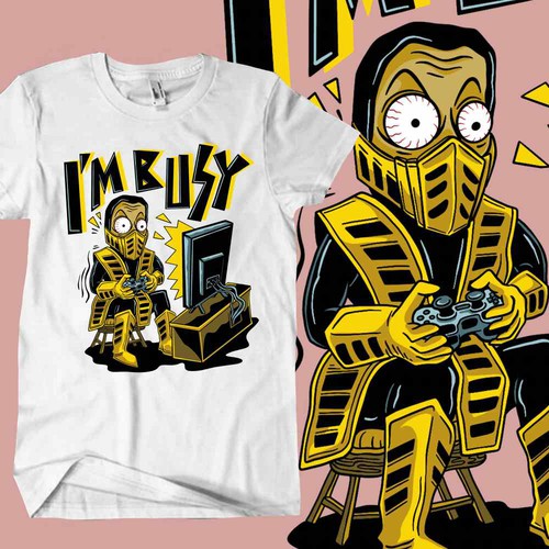 Gaming t-shirt with the title 'Game Time'