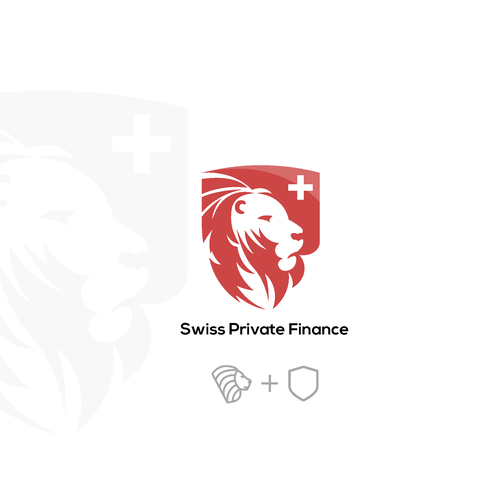 Swiss logo with the title 'Logo Design for Finance Company'
