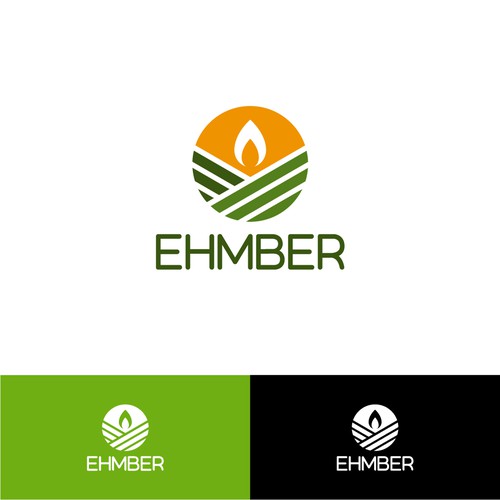 Modernist design with the title 'EHMBER'