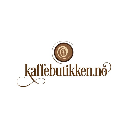 Coffee shop logo with the title 'Coffee, tradition in modern living'