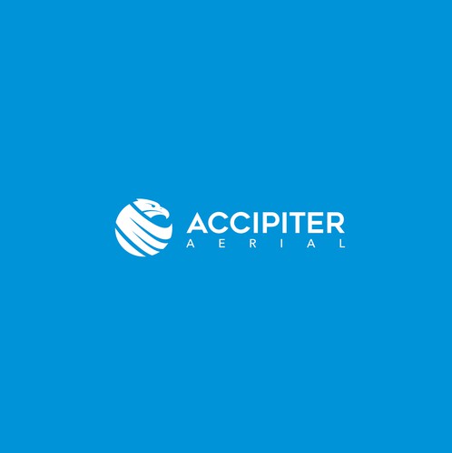 Drone logo with the title 'Accipiter Aerial'