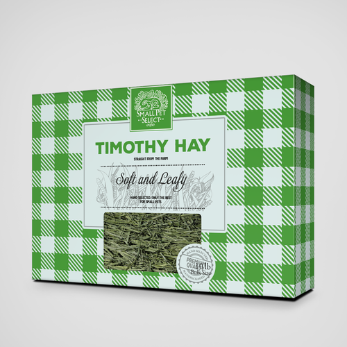 Old-fashioned design with the title 'Small Pets Food '