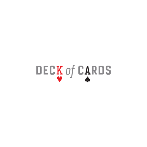 Ace design with the title 'Desk of Cards'