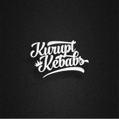Handwritten brand with the title 'lettering design concept'