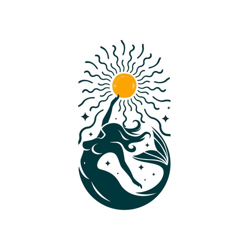 Creature logo with the title 'Mascot concept'