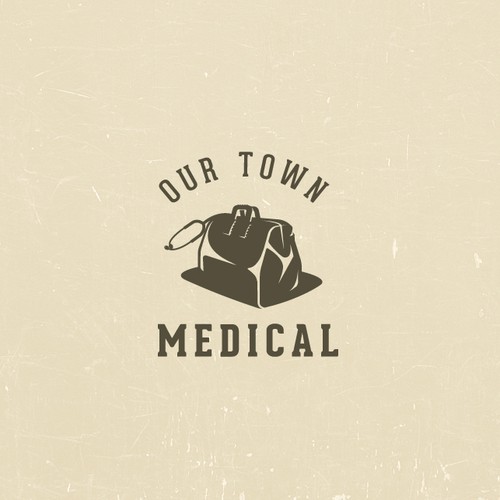 Doctor logo with the title 'OUR TOWN MEDICAL**'