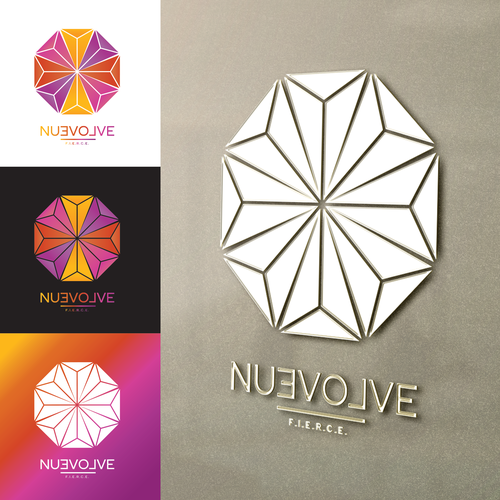 Origami logo with the title 'Origami Logo Concept for nuevolve'