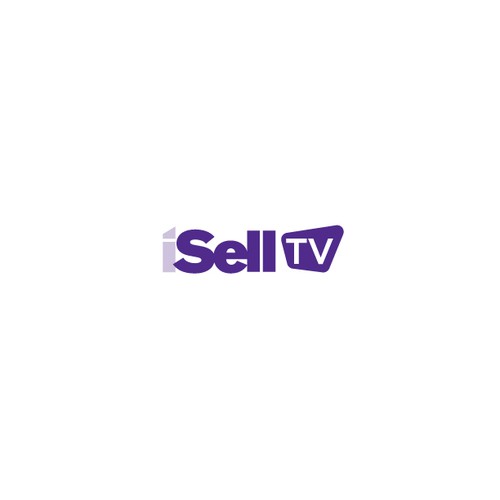 YouTube logo with the title 'Logo Design for iSellTV'